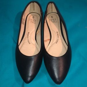 Black memory foam slid ons